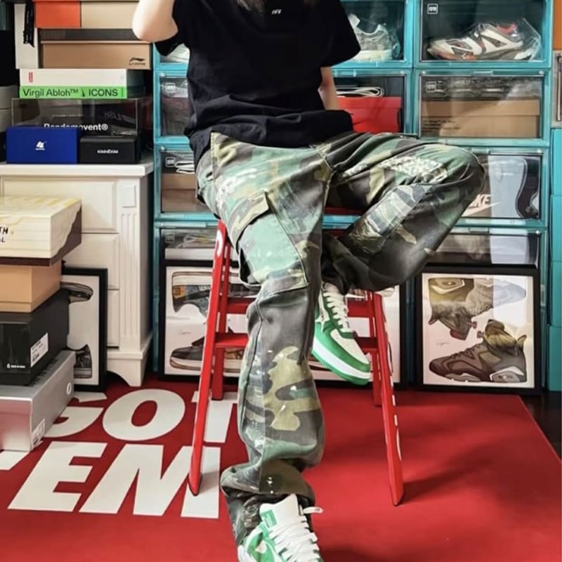 Gallery Dept Leopard Camouflage Cargo Pants