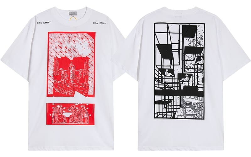 Cavempt Ce Abstract Print Tee