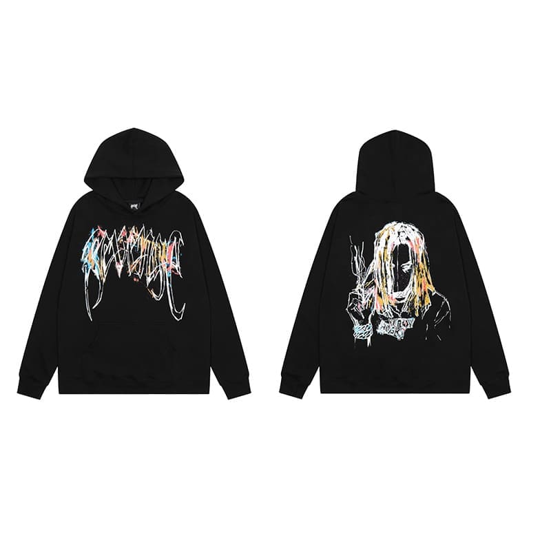 Revenge Keel Smoke Skull Hoodie
