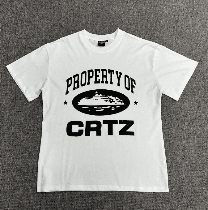 Corteiz Devil Island Letter Print T-Shirt