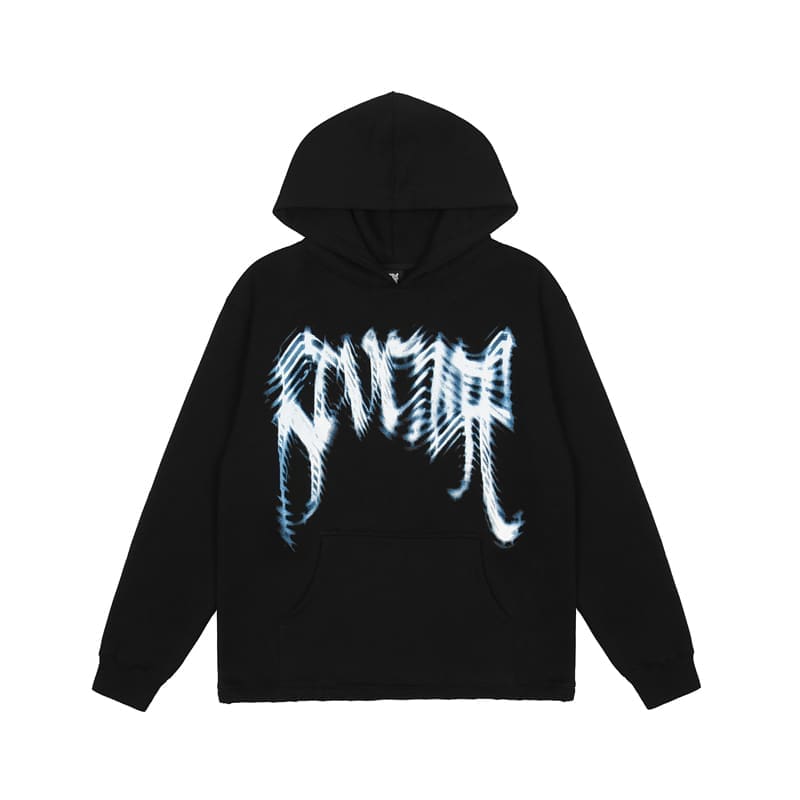 Revenge Embroidered Keel Smoke Hoodie
