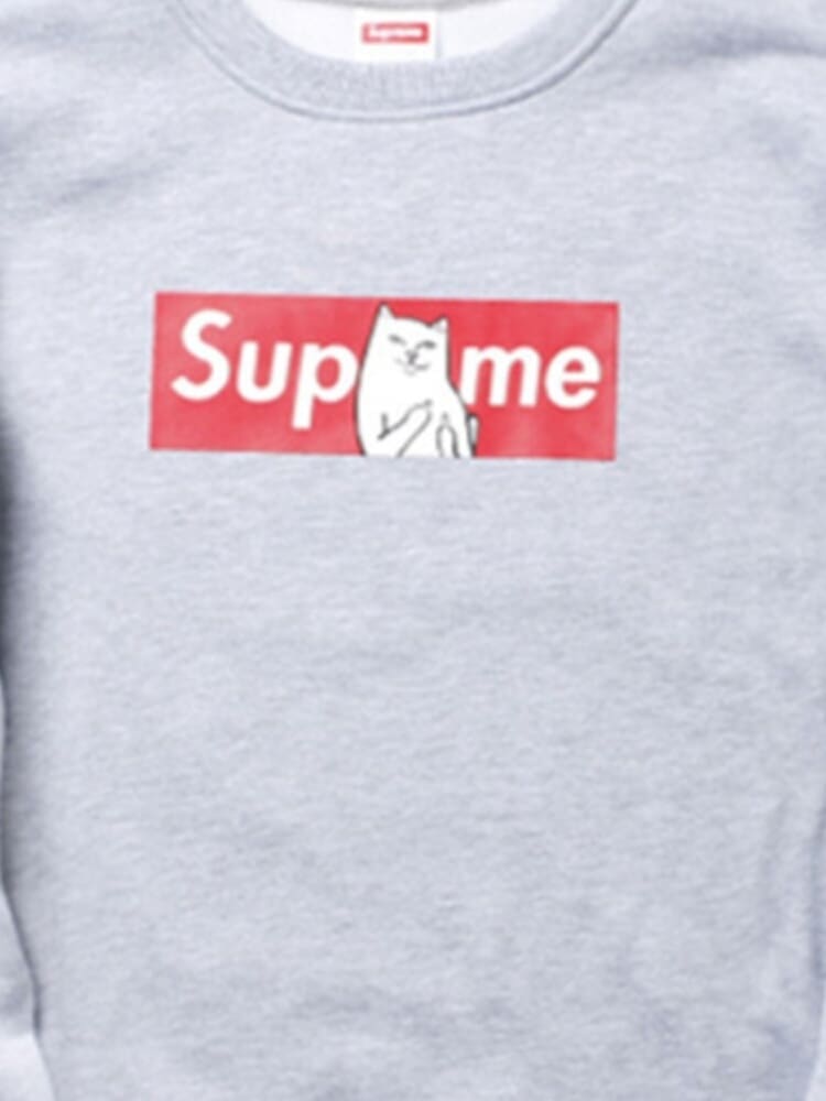 Ripndip Middle Finger Cat Crew Neck Sweater