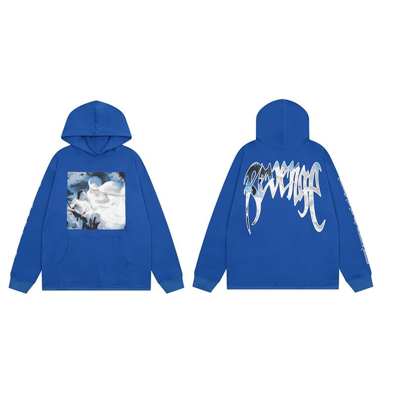 Revenge Keel Smoke Skull Hoodie