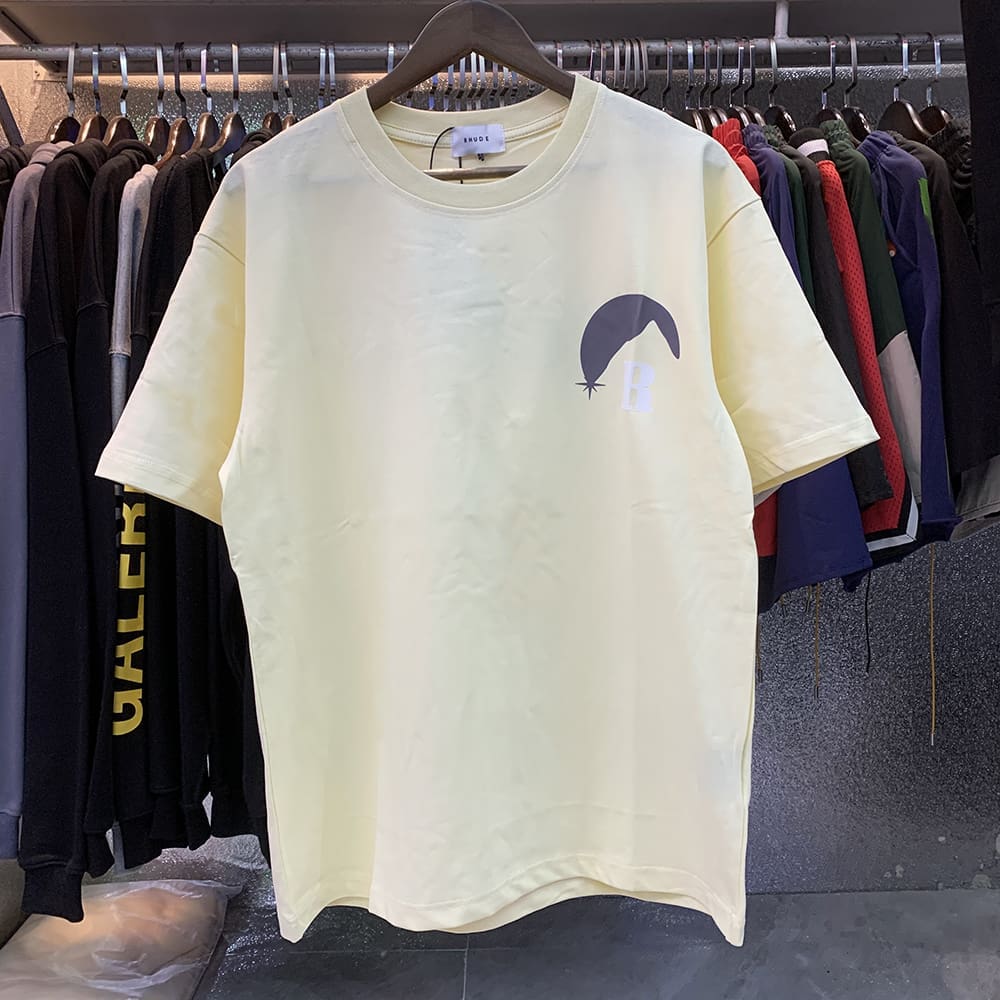Rhude Moonlight Black Moon Print Tee