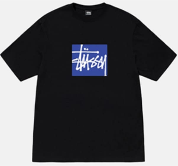 Stussy Crown Surfing Print Short Sleeve T-Shirt for Men and Women 3