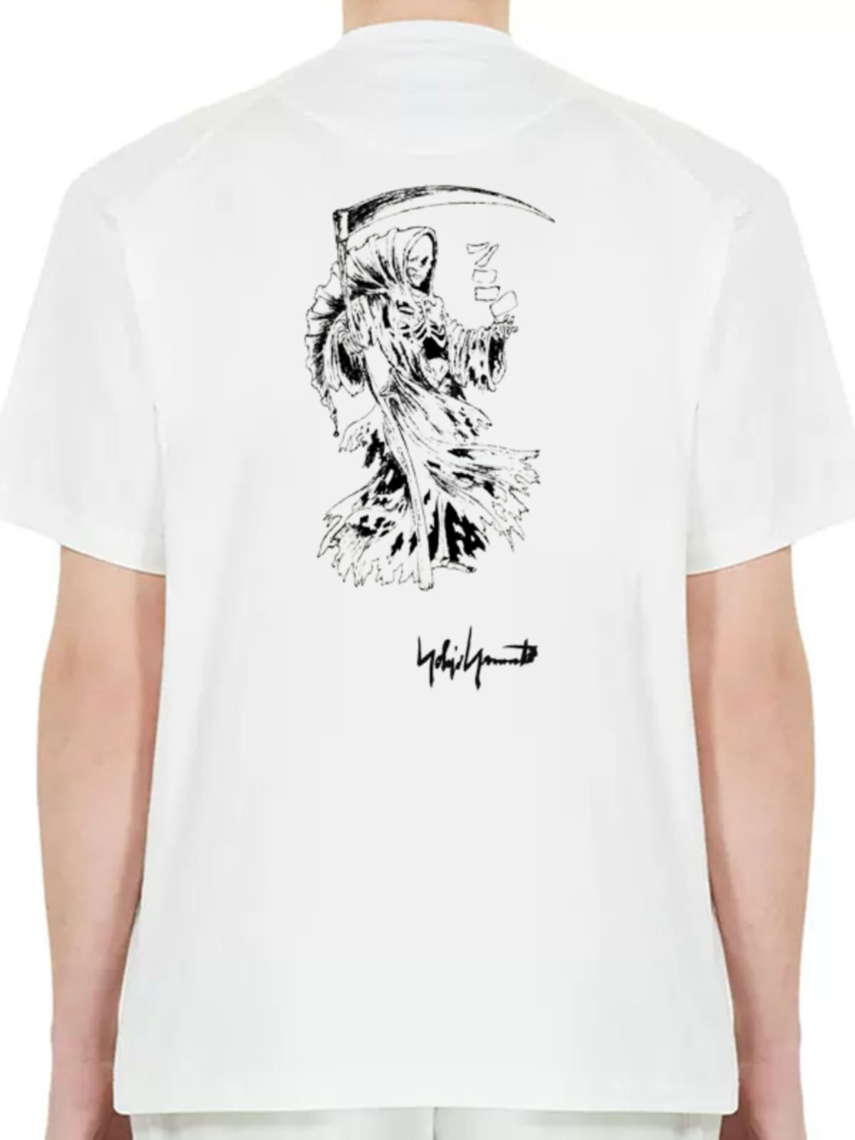 Yohji Yamamoto Death Sickle Print Tee