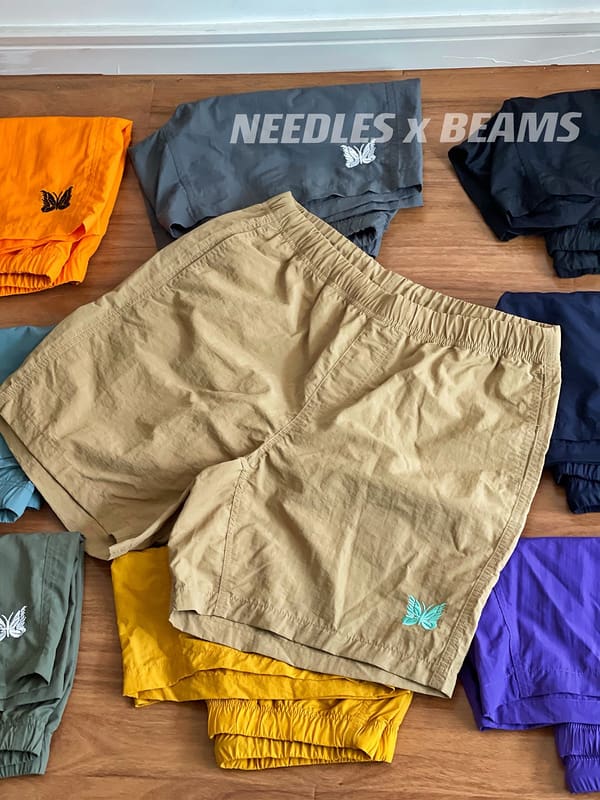 Needles Butterfly Embroidery Shorts