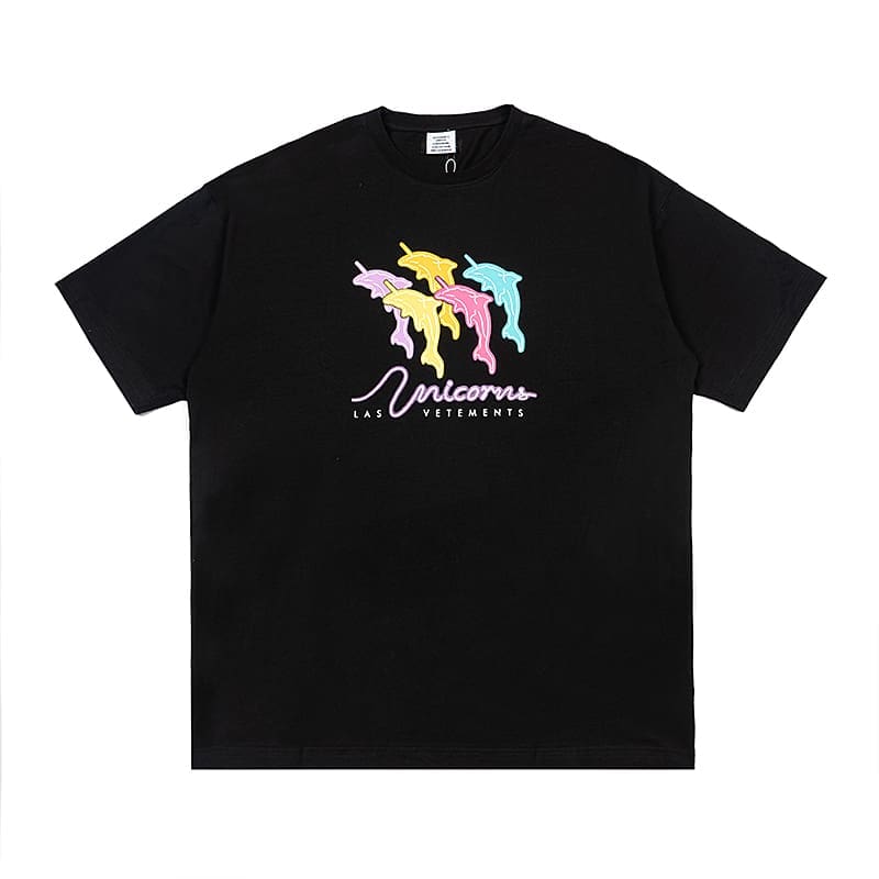Vetements Letter Print Oversized Tee 2