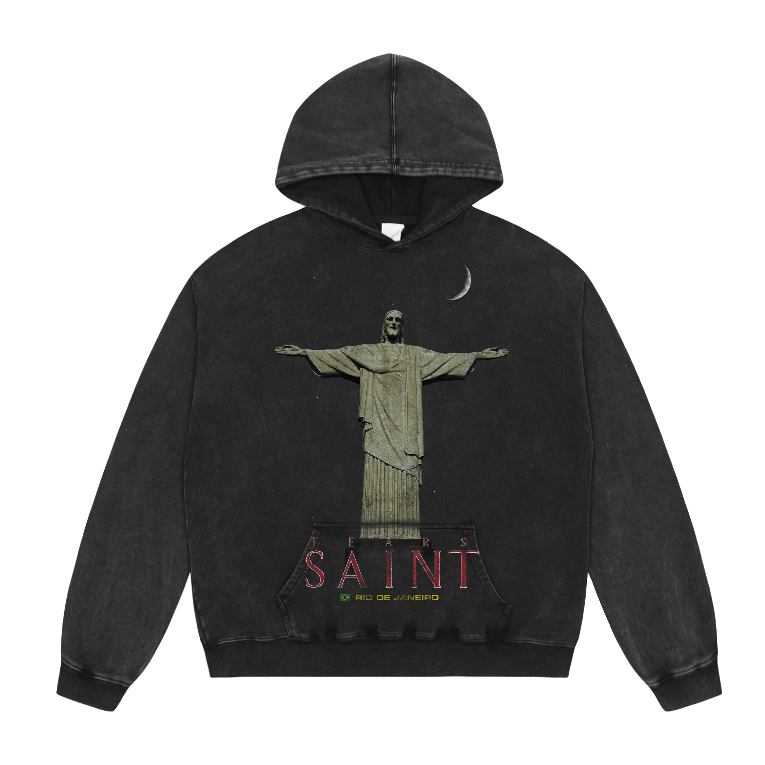 Saint Michael Washed-Out Vintage Hoodie