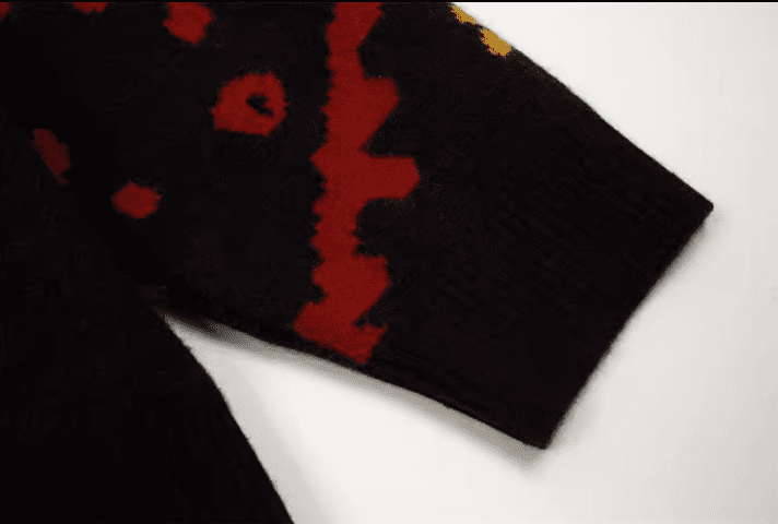 RHUDE Paisley Jacquard Knitwear Hooded Sweater for Men and Women