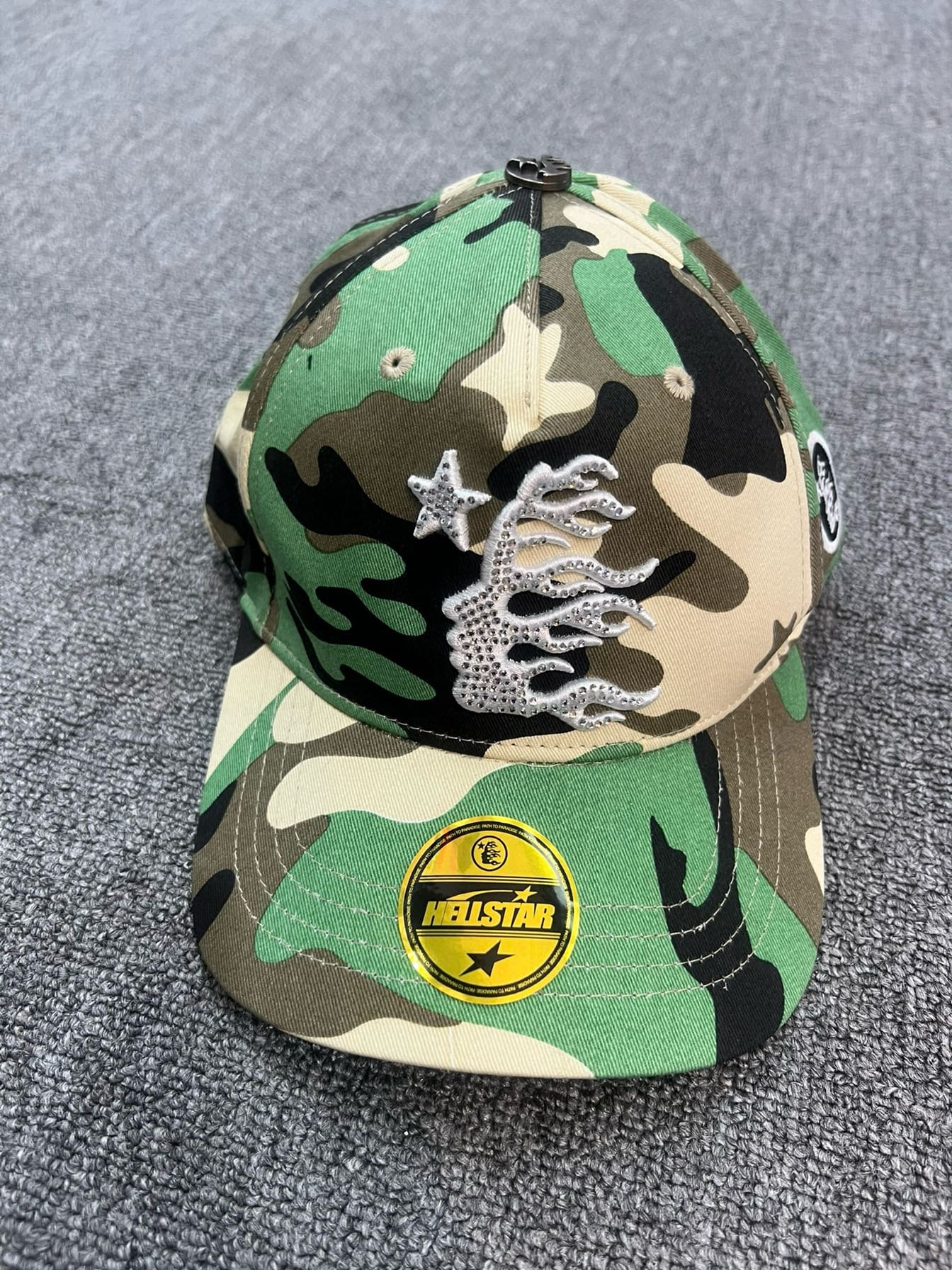 H*lst*r camouflage fitted hat