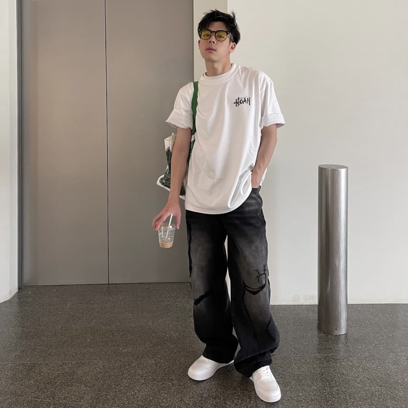 Noah Trach Black 8 Tee