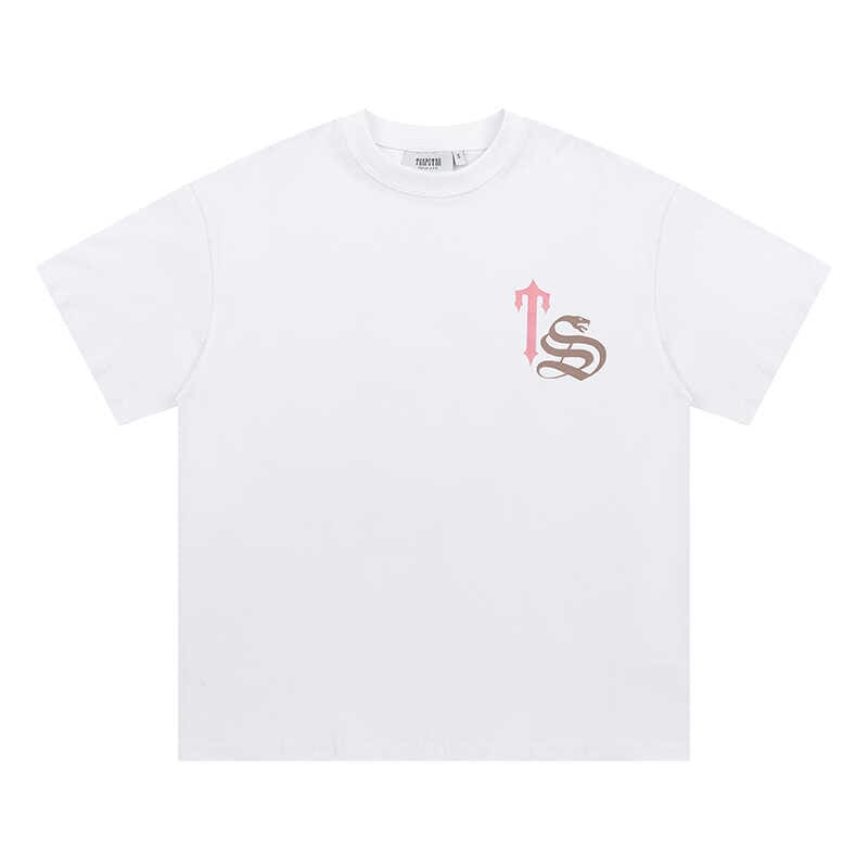 Trapstar Candy Color Letter Print Cotton Short Sleeve T-Shirt High Street Style