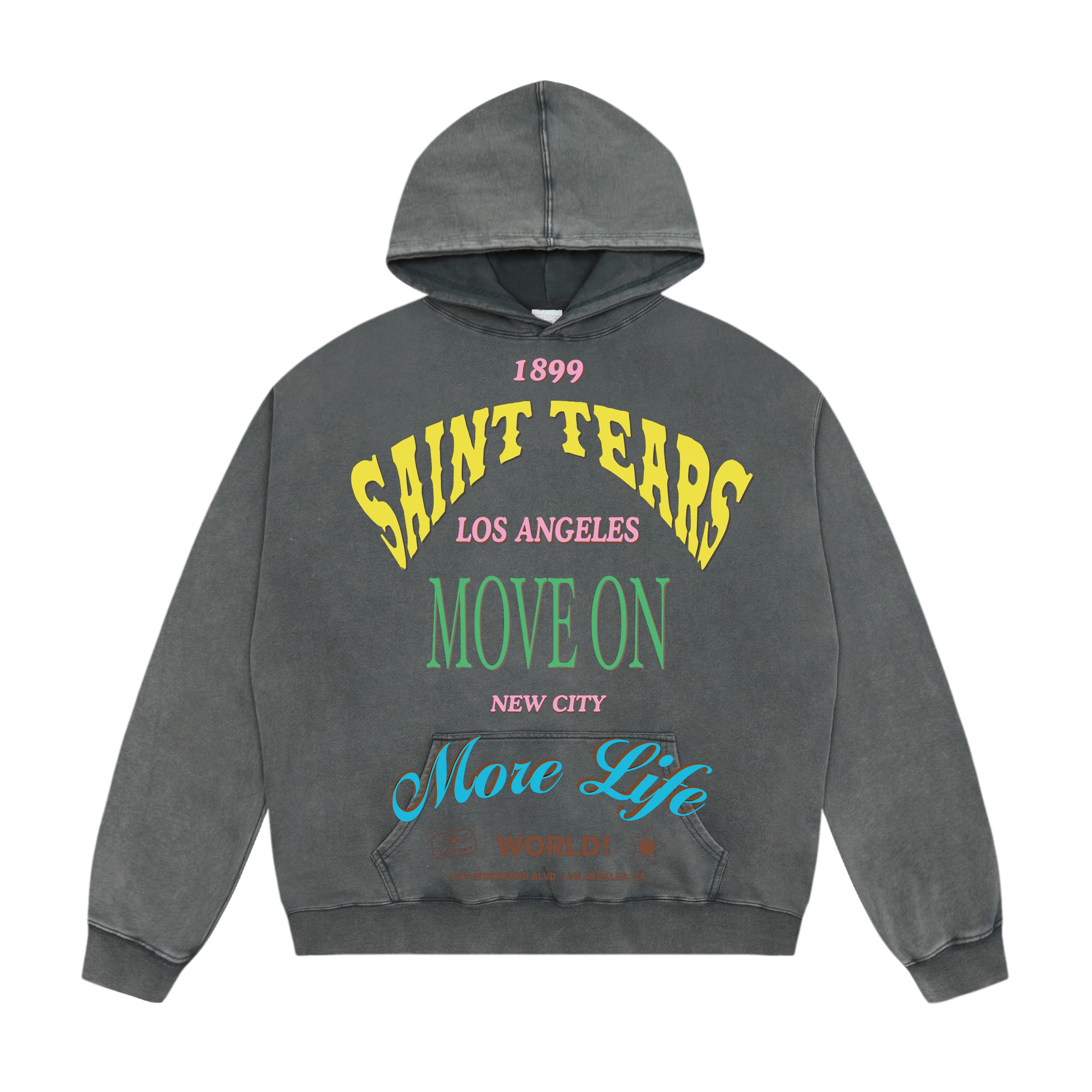 Saint Michael Washed-Out Vintage Hoodie
