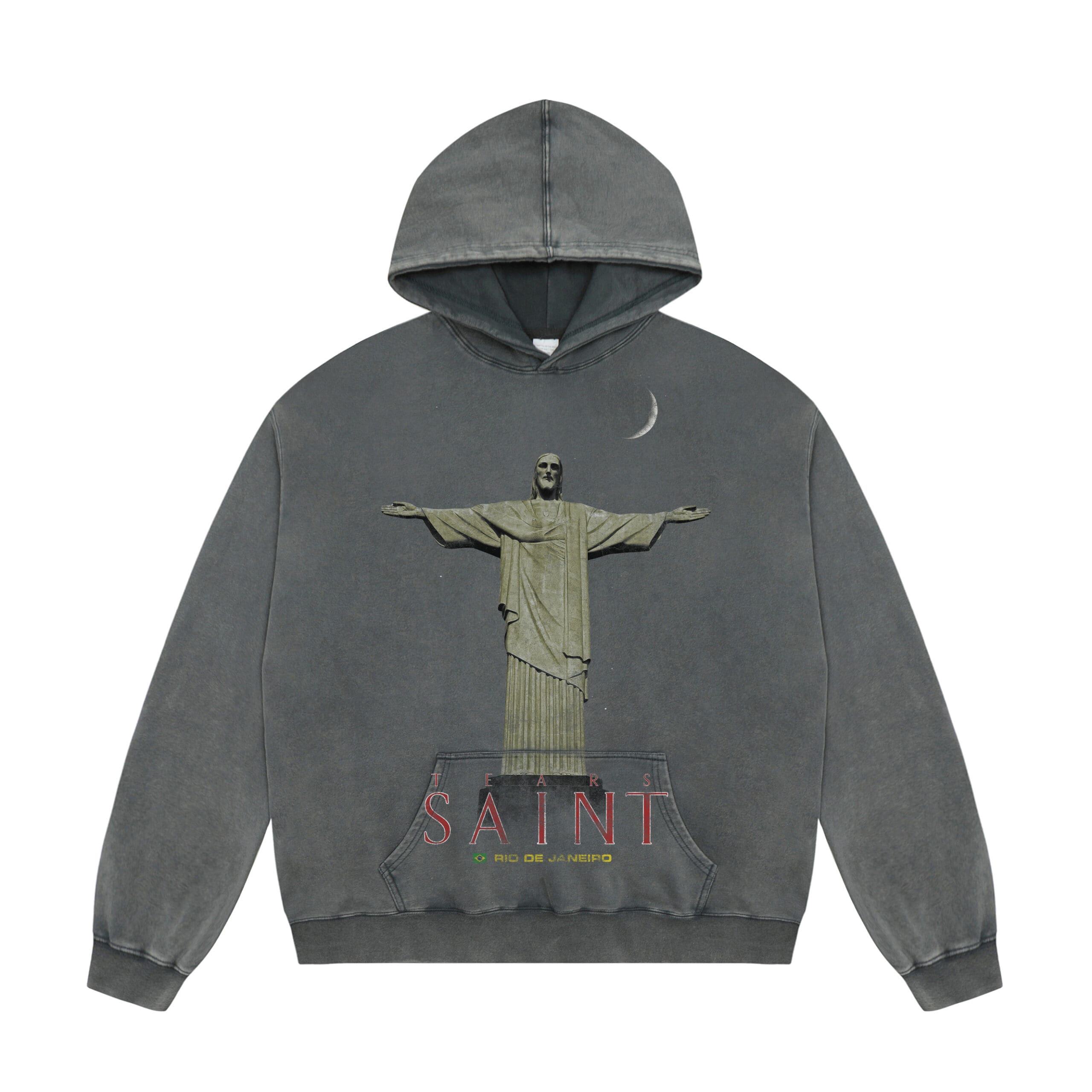 Saint Michael Washed-Out Vintage Hoodie