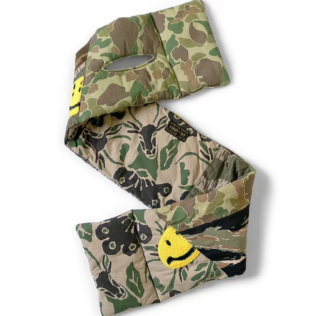 Kapital Camouflage Embroidery Scarf