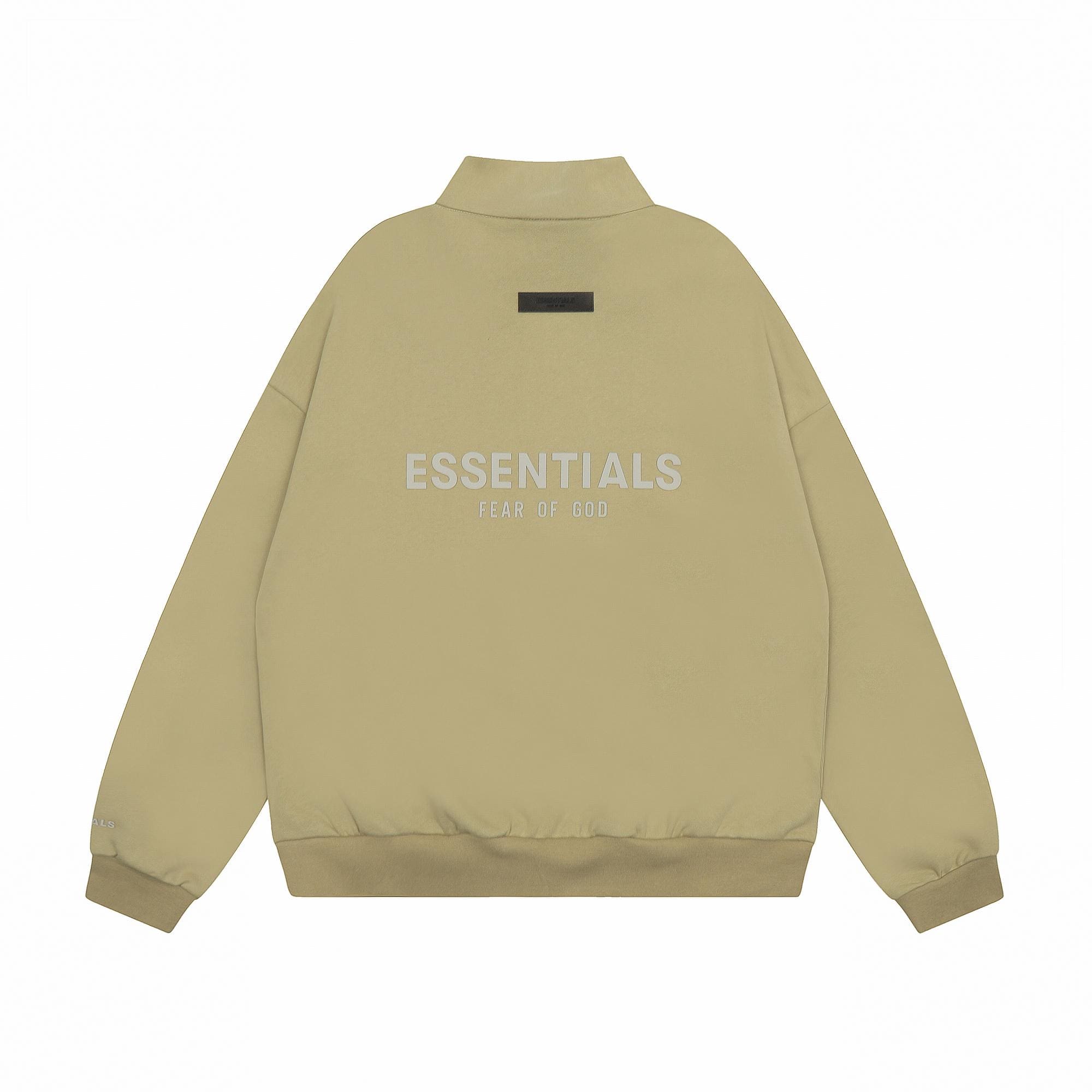 Essentials Season 9 Double Line Stand Collar Zip Coat