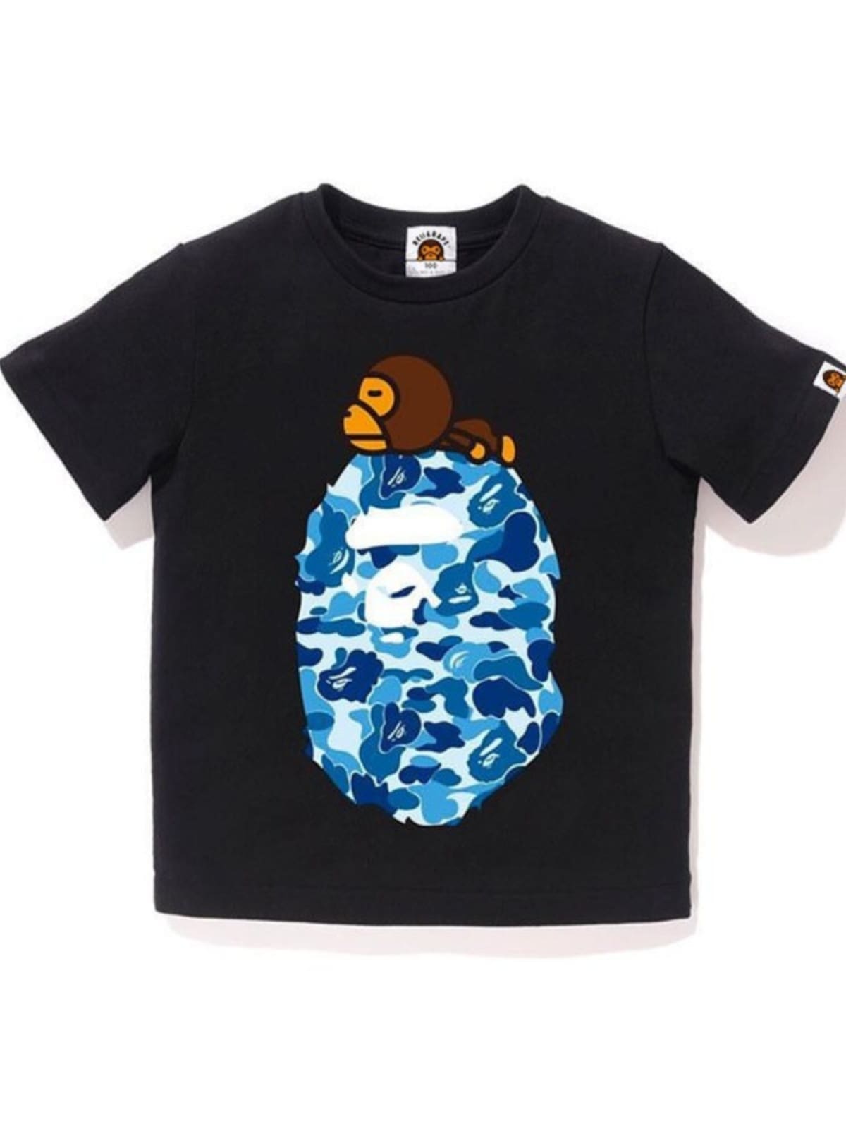 Bape Children’S Clothing Cartoon Camouflage Tee