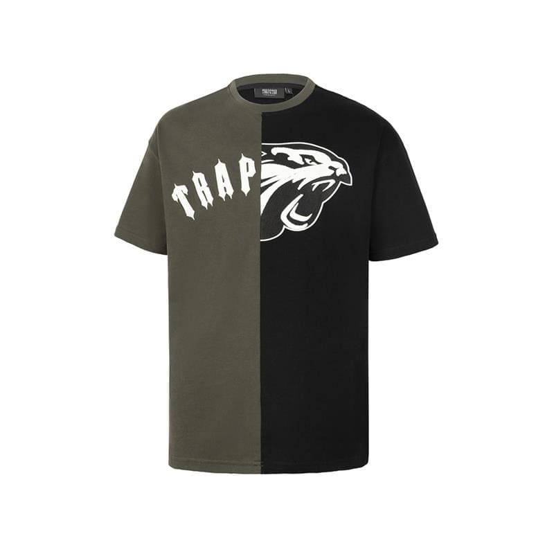 Trapstar Patchwork Tiger Embroidery Short-Sleeved T-Shirt Suit