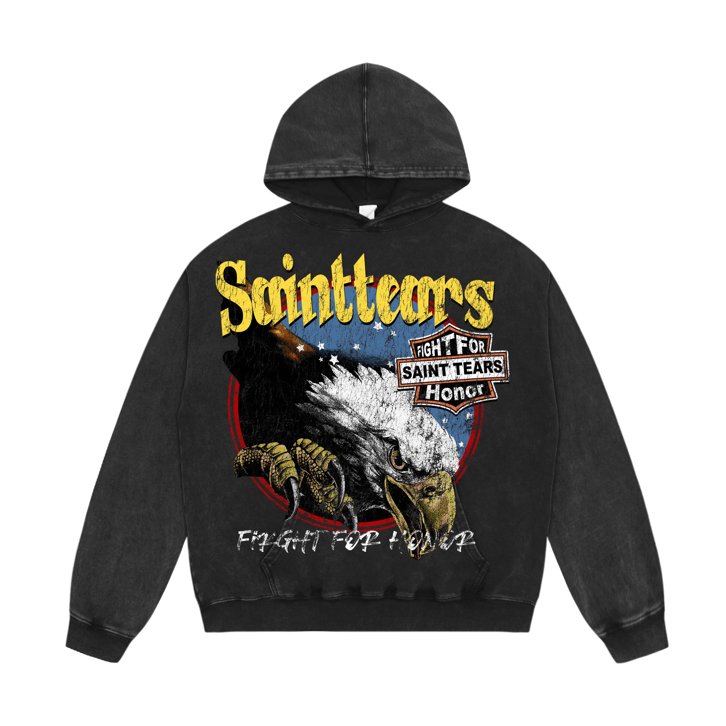 Saint Michael Washed-Out Vintage Hoodie 1
