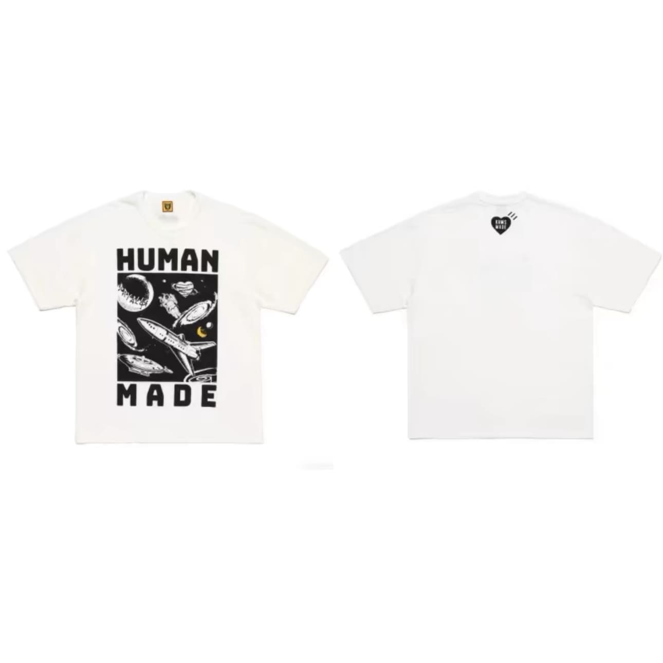 Human Made Slub Cotton Round Neck Tee