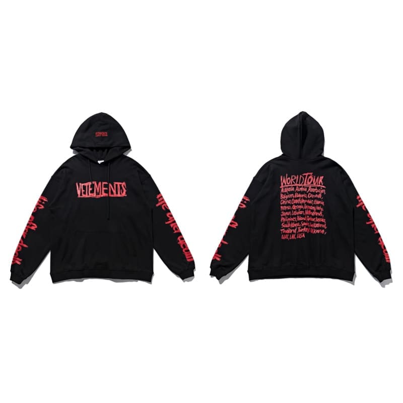 Red Patch Vtm Hooded Sweater