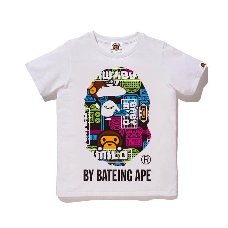 Bape Ape Head Little Monkey Tee Parent-Child