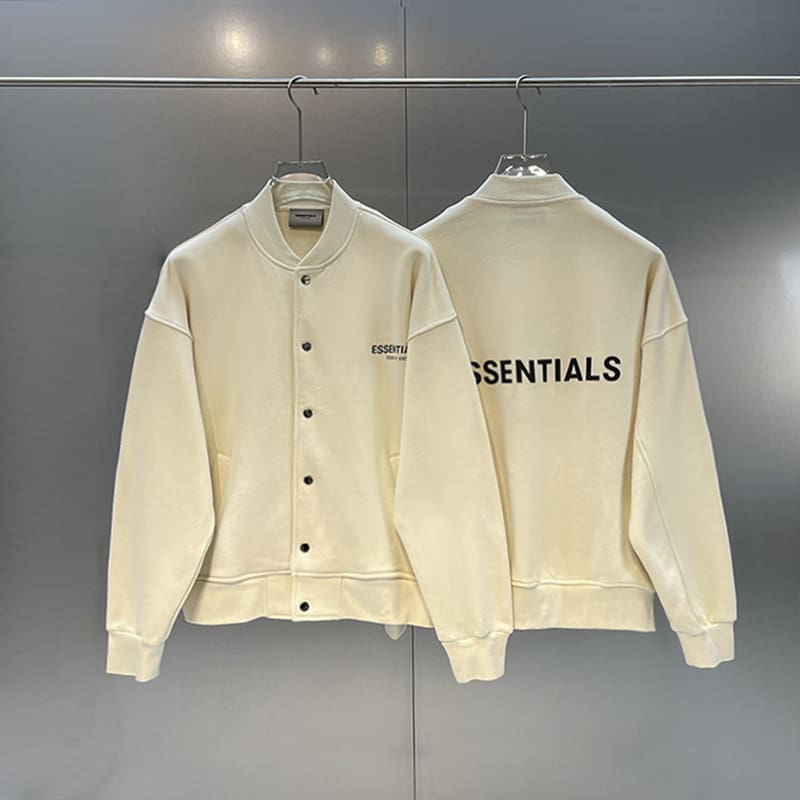 Fear Of God Double Line Essentials Baseball Uniform Jacket