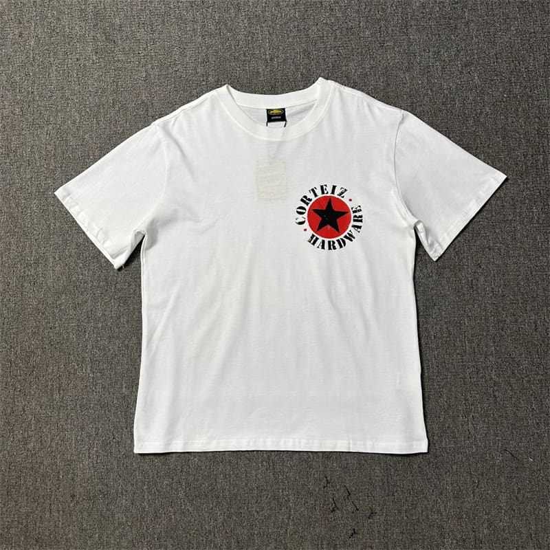 Maychao Corteiz Devil Island Letter Print T-Shirt