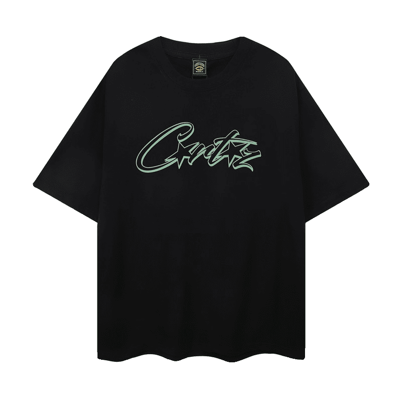 Corteiz Devil Island Printed Cotton Short Sleeve T-Shirt for Men and Women