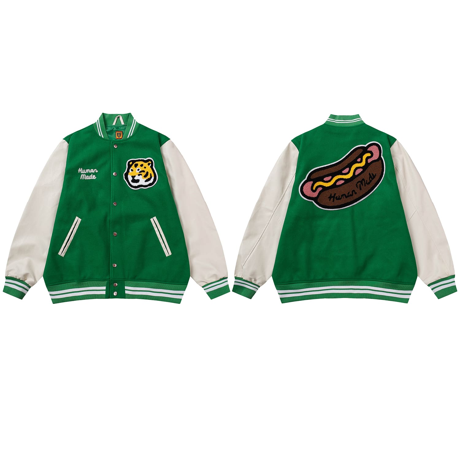 Retro Human Made Cho Baseball Jacket