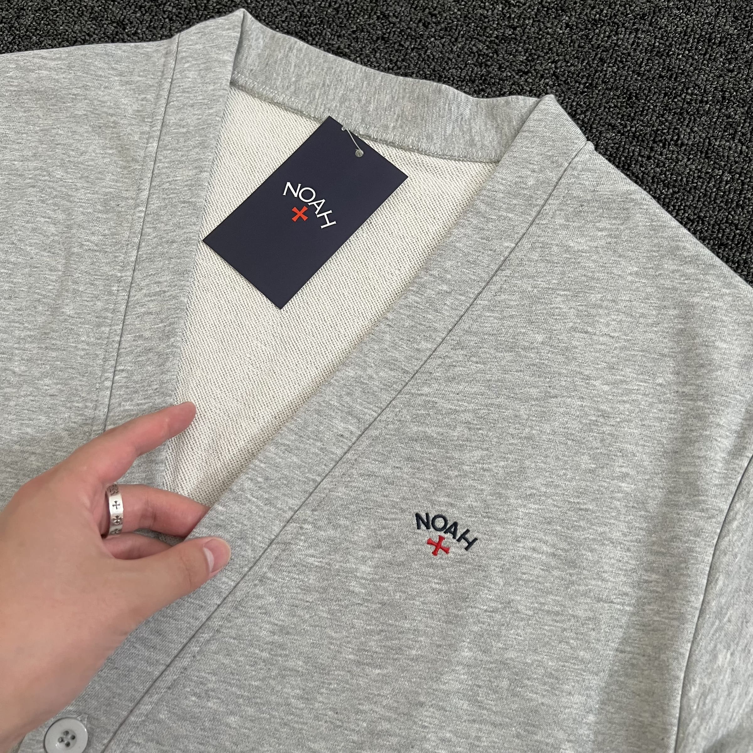 Noah Cross Portrait V-Neck Sweater