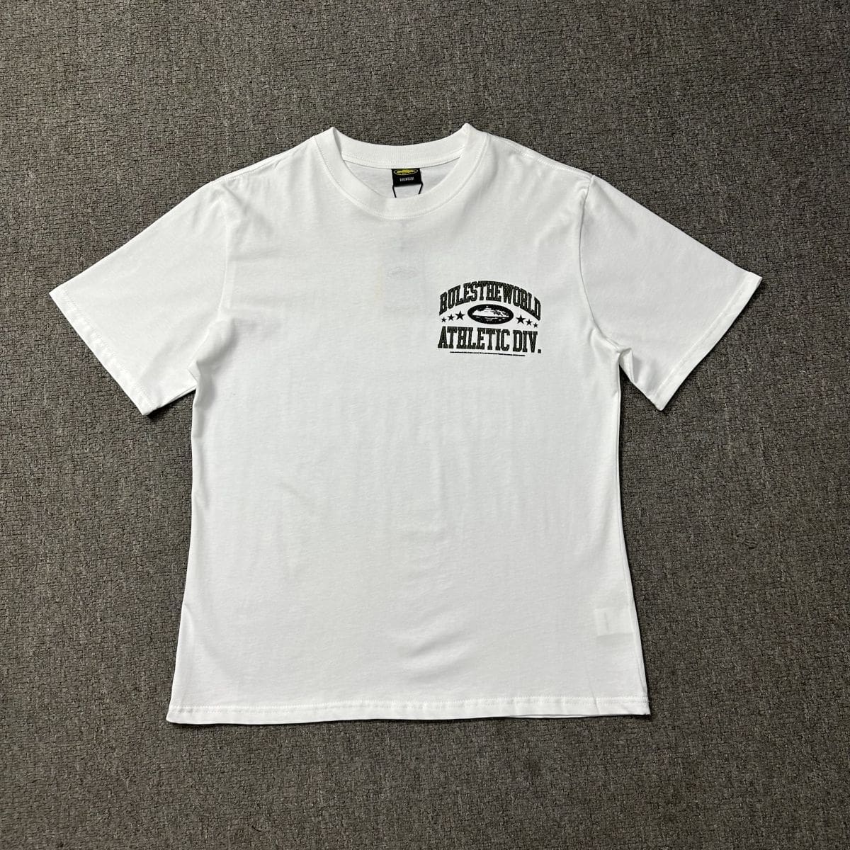 Corteiz Devil Island Summer Letter Print Couple Loose Casual Round Neck T-Shirt