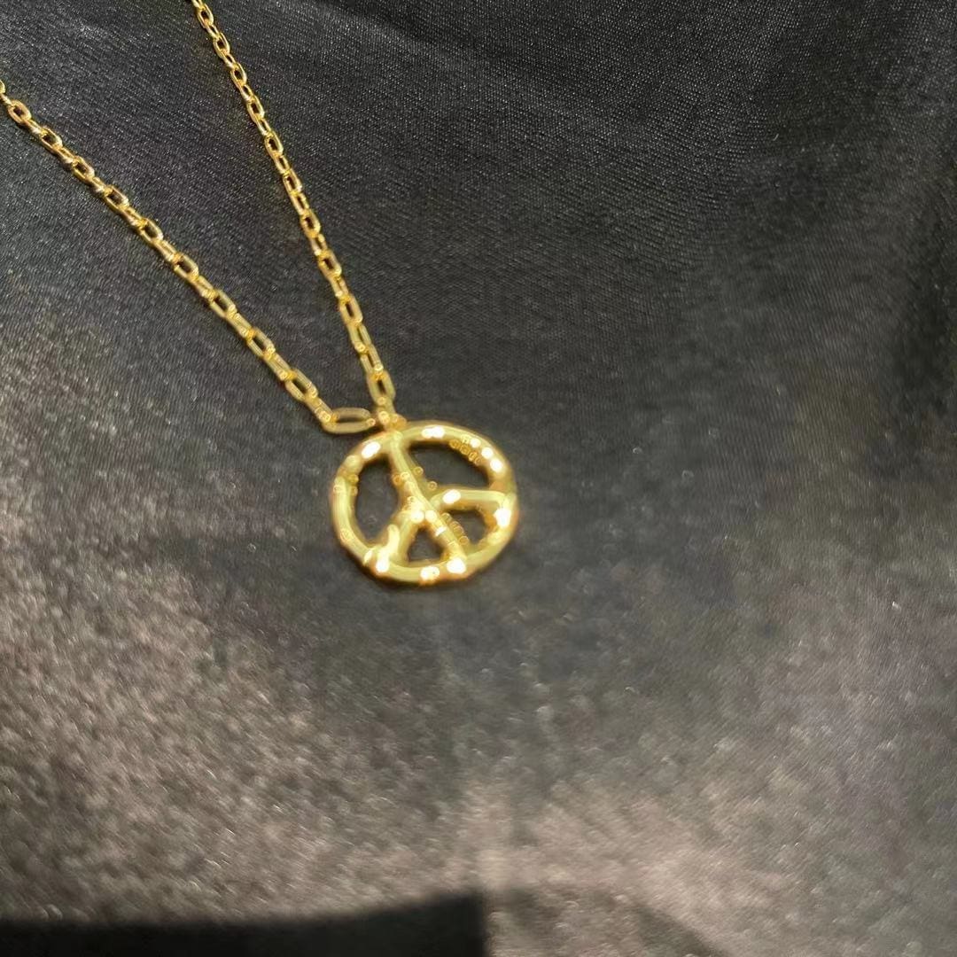 Amush Anti-War Signs Necklace Sweater