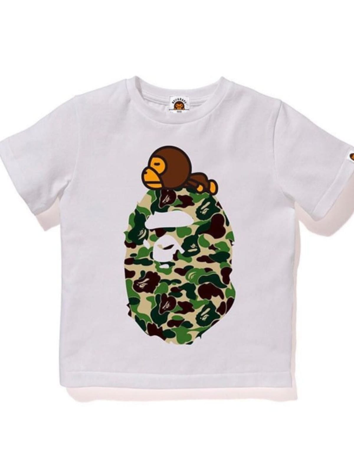 Bape Children’S Clothing Cartoon Camouflage Tee