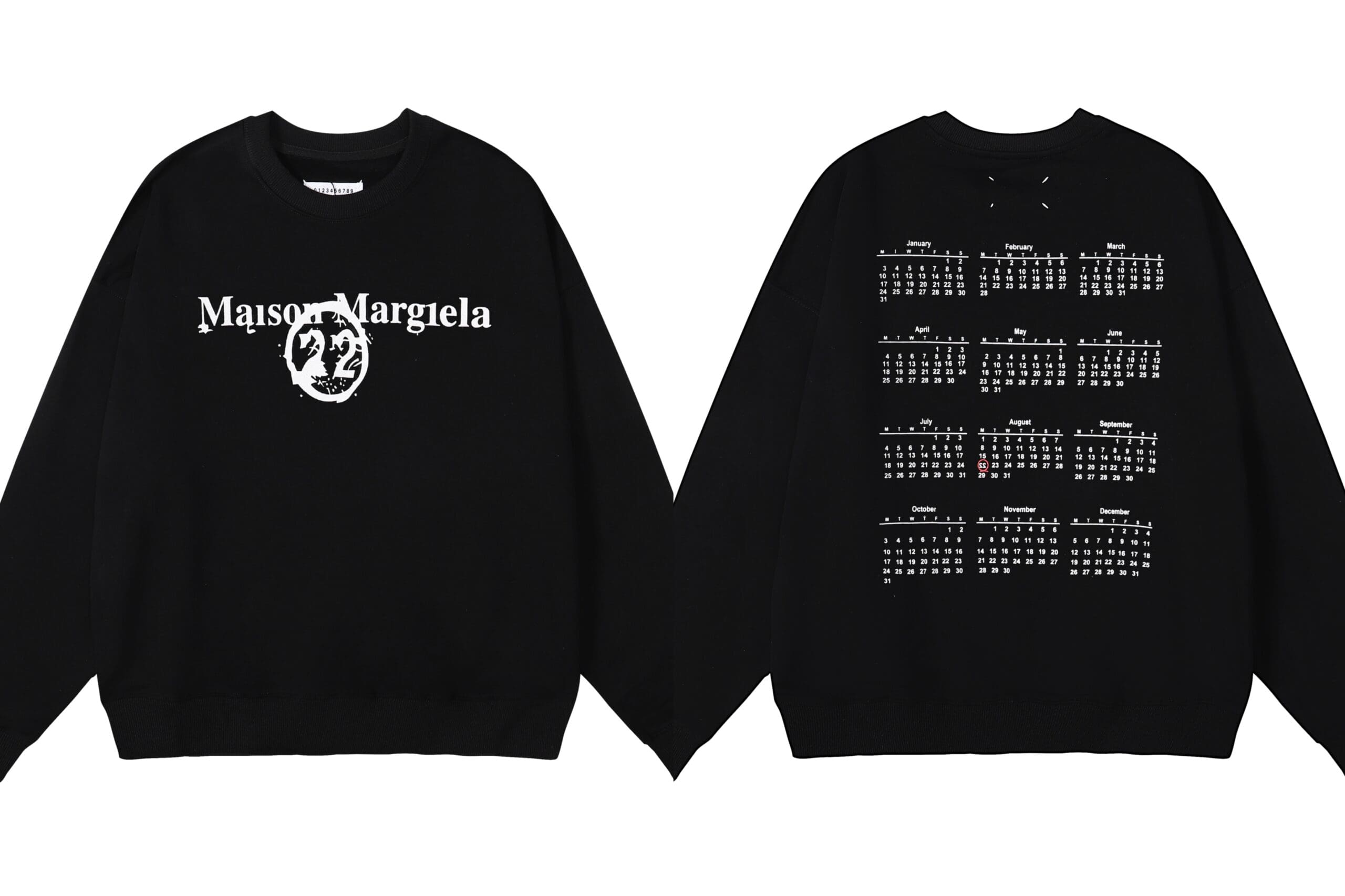 ma*s*n Ma*i*la heavyweight hooded sweater