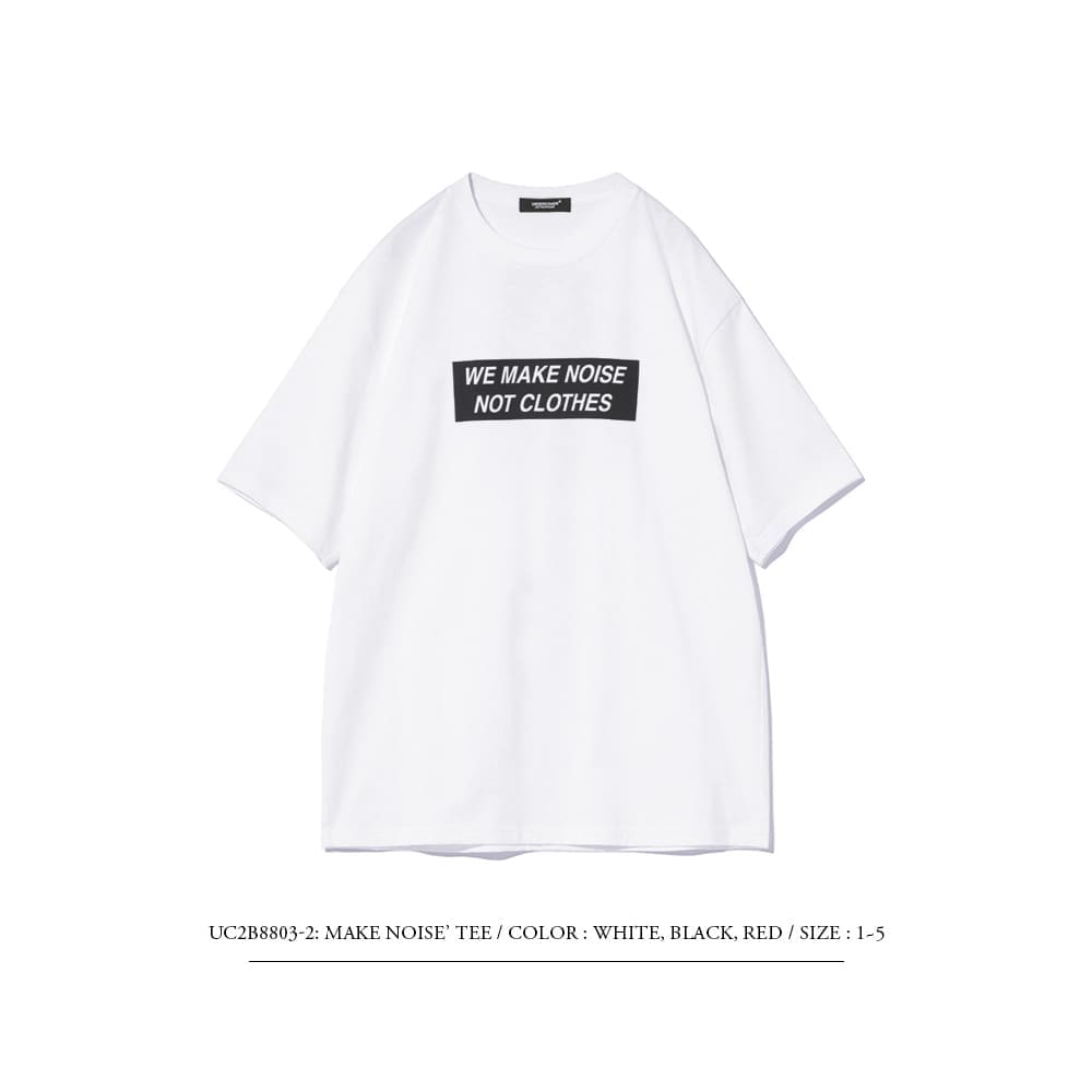 Undercover Classic Logo Retro Washed Short Sleeve T-Shirt for Men and Women