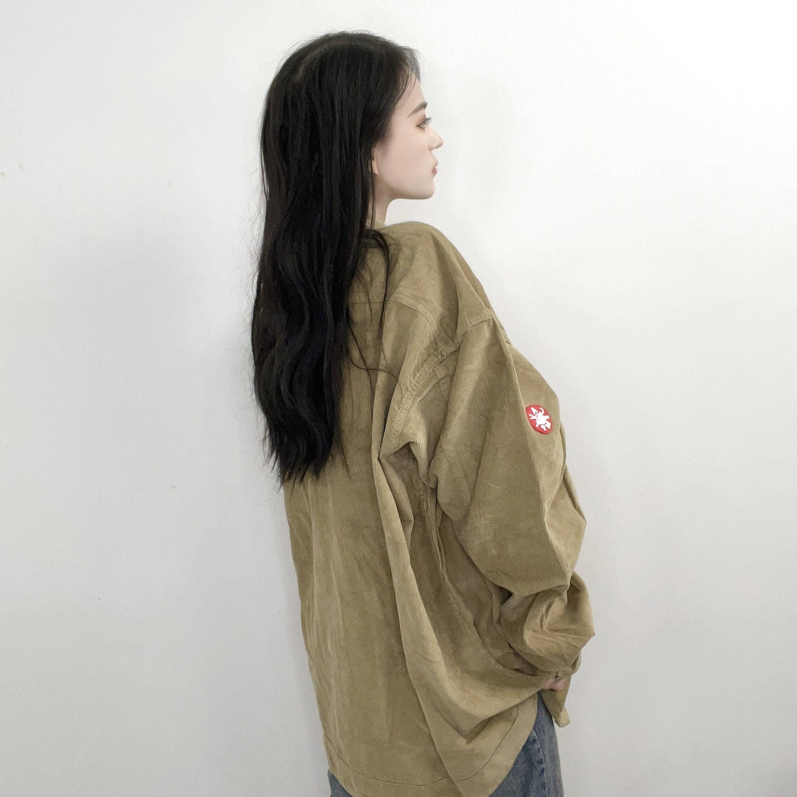 Cavempt Khaki Corduroy Zip Jacket