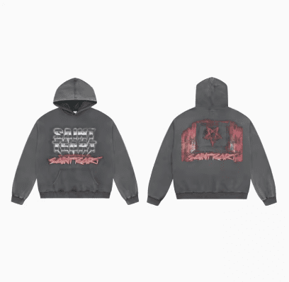 Saint Michael Washed-Out Vintage Hoodie