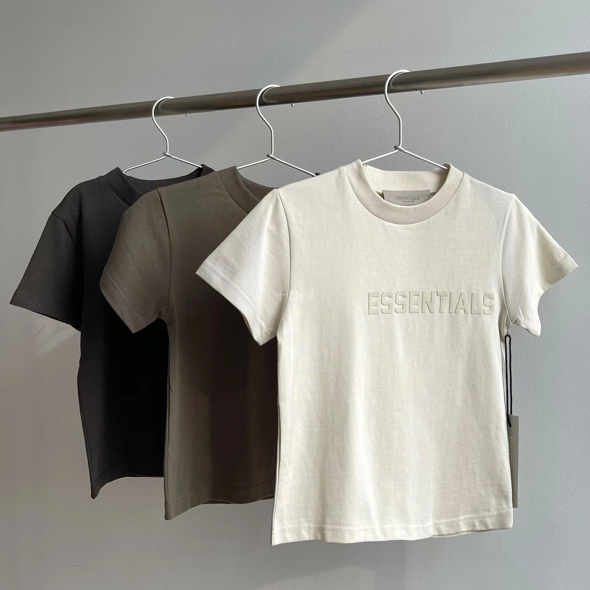 Essentials Kids’ Flocking Letter Tee