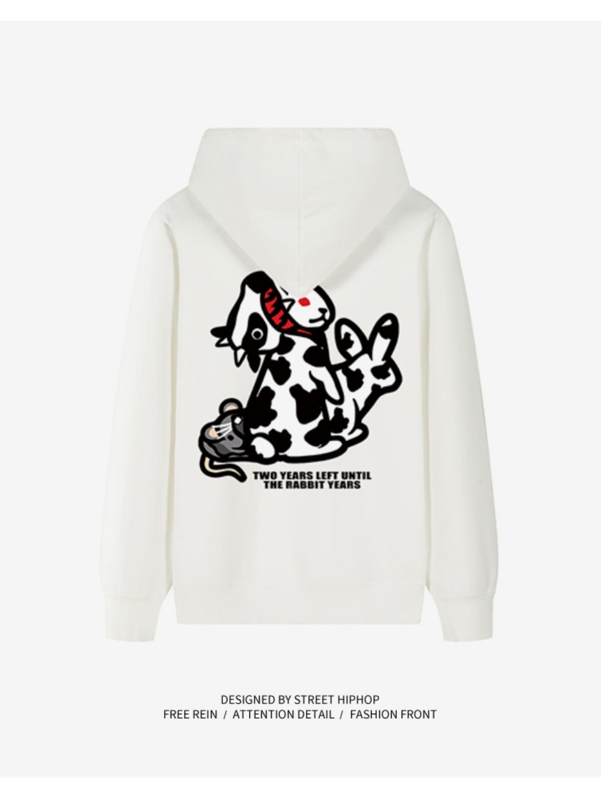 Fr2 Plum Shop Cow Year Limited Hooded Sweater
