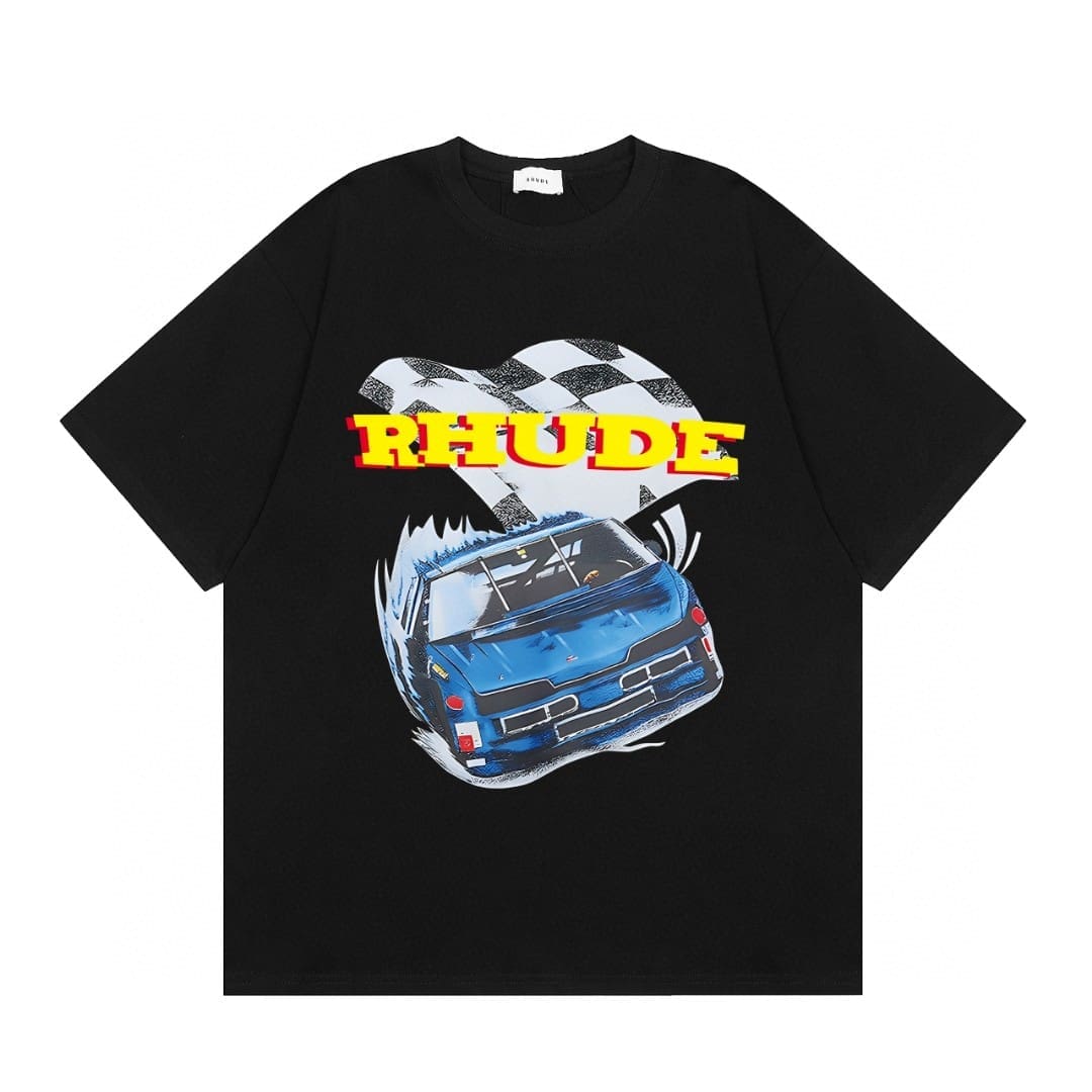 Rhude Racing Printed Short Sleeve T-Shirt