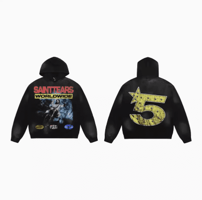 Saint Michael Washed-Out Vintage Hoodie