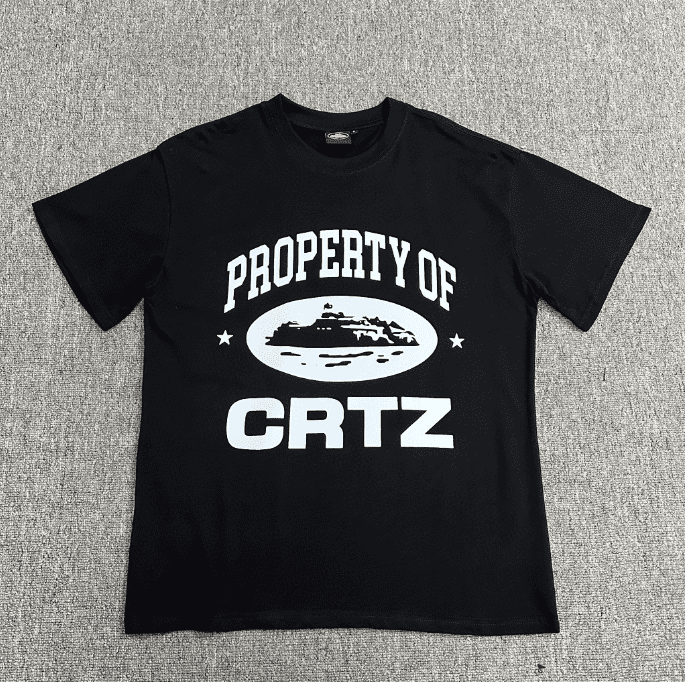 Corteiz Devil Island Letter Print T-Shirt