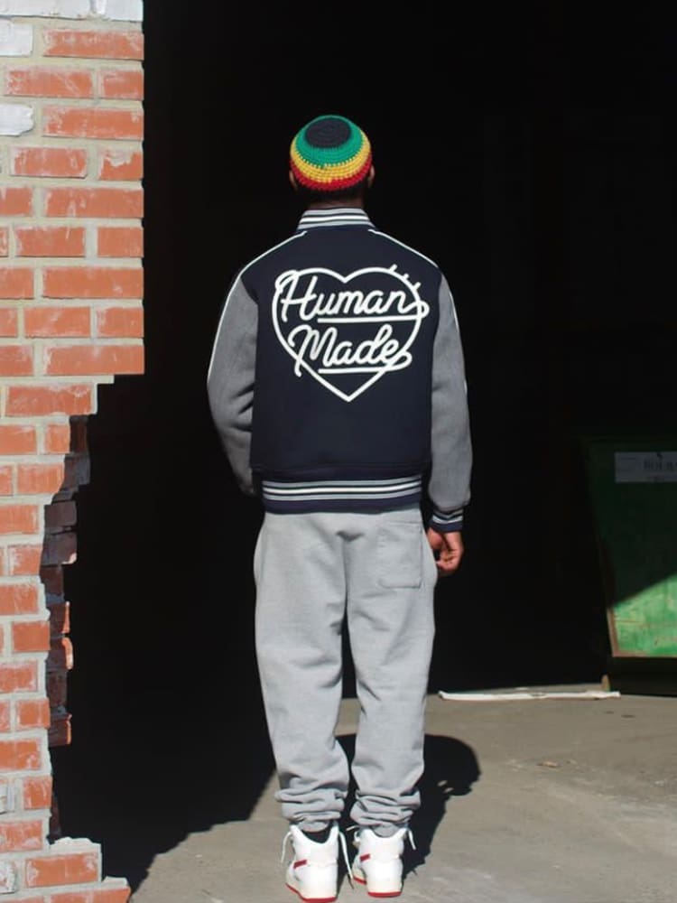 Retro Human Made Cho Baseball Jacket