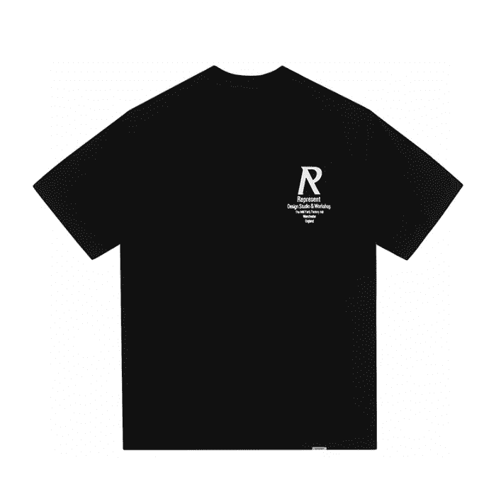 Represent Minimalist Print Loose Short Sleeve T-Shirt for Men and Women