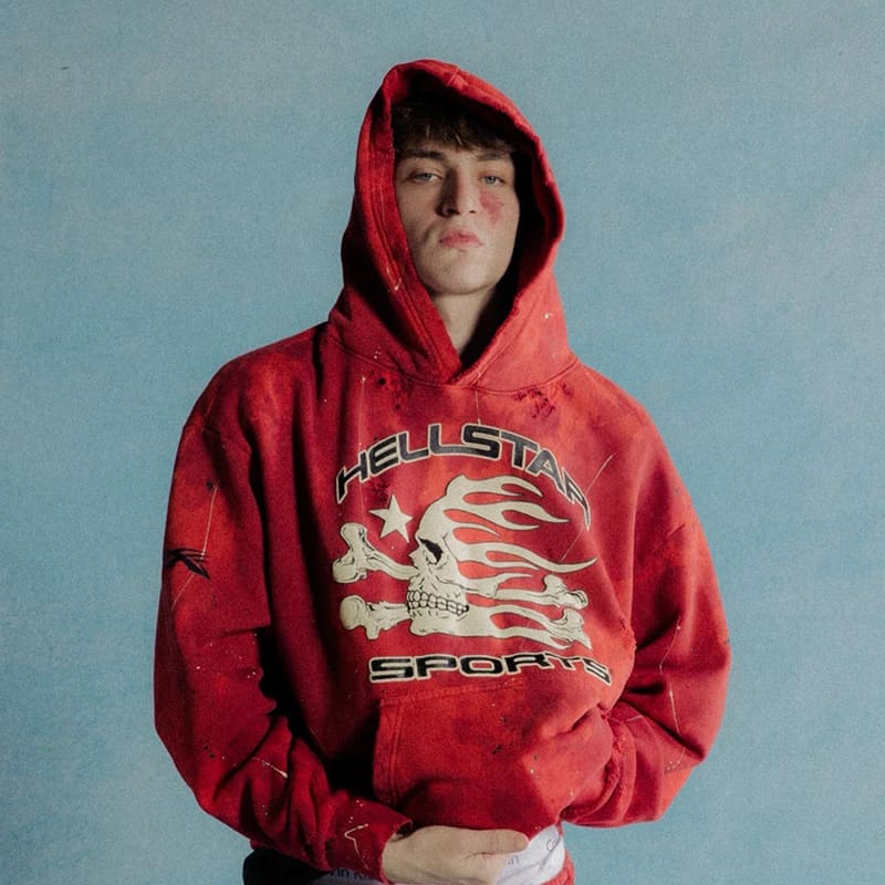 H*lst*r sports zip-up hoodie big logo men’s and women’s cotton hoodie