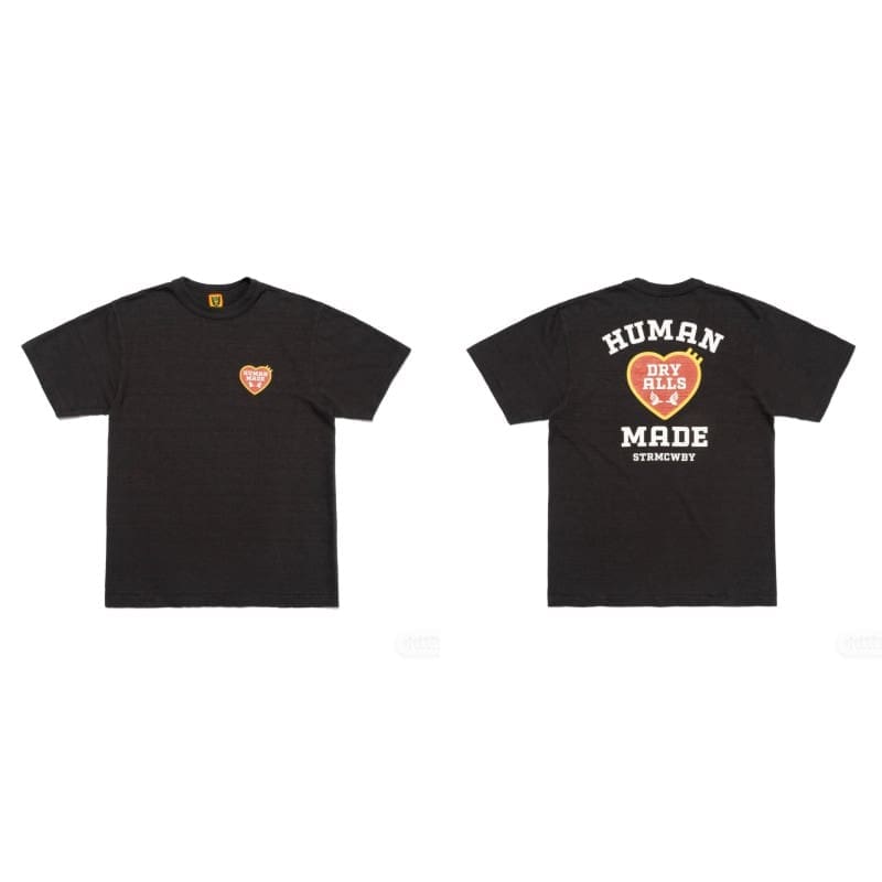 Human Made Love Black Short Sleeve Tee