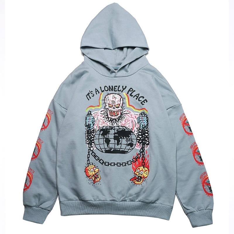 Kanye Big Talker Skull Devil Hoodie