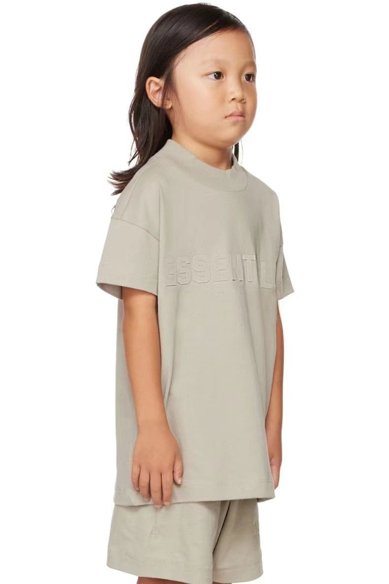 Essentials Kids’ Flocking Letter Tee